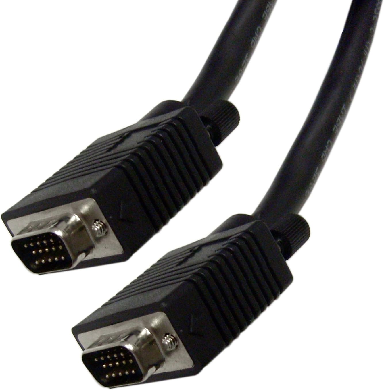 LogiLink CV0016 Double Shielded 15-Pin Male to Male VGA Monitor Cable, 10 Meter Length, Black, 10 Meter Length