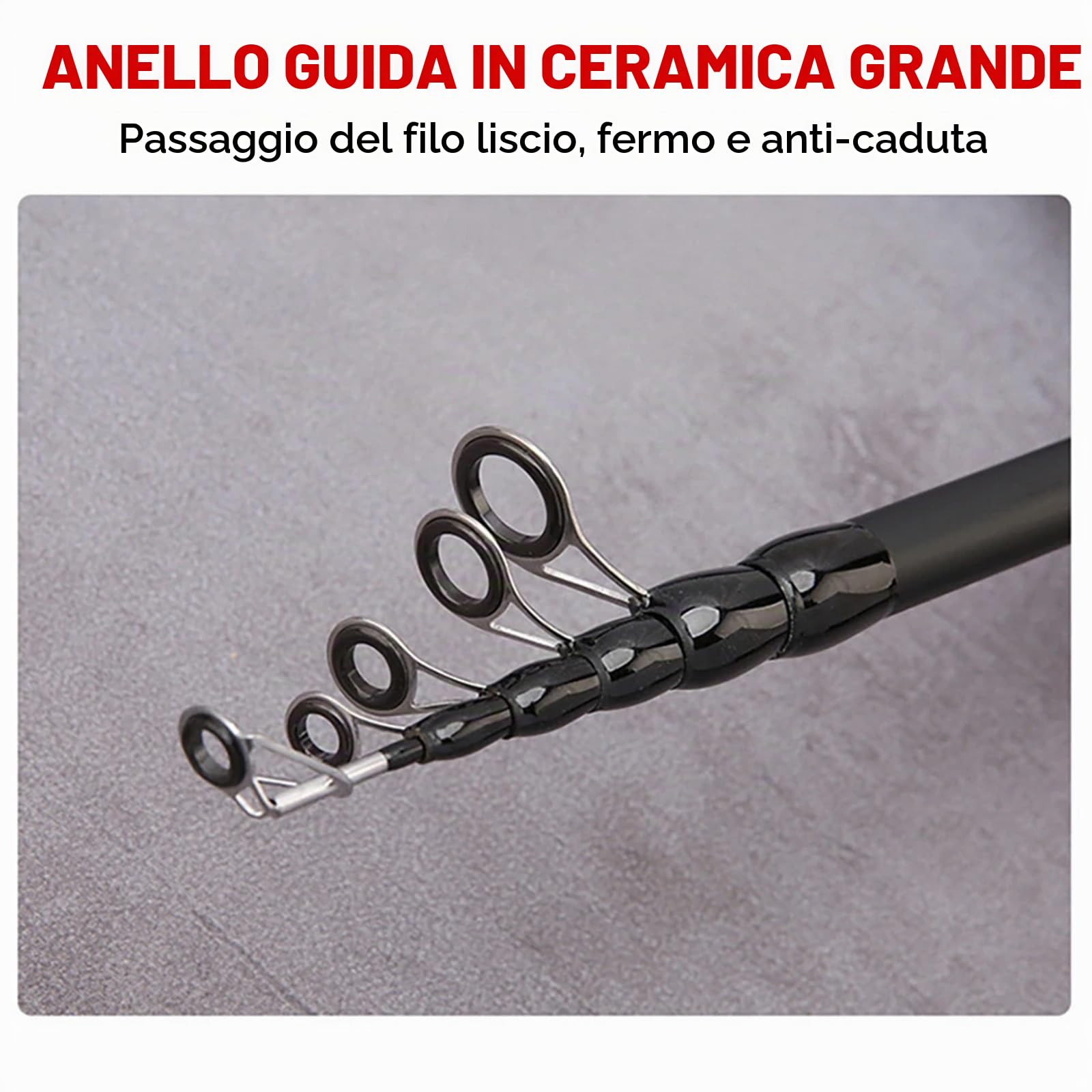 Canna da Pesca Baitcasting Lure Canna da Pesca Telescopico Manico in Legno Casting in Carbonio Attrezzatura da Pesca Professionale Leggero