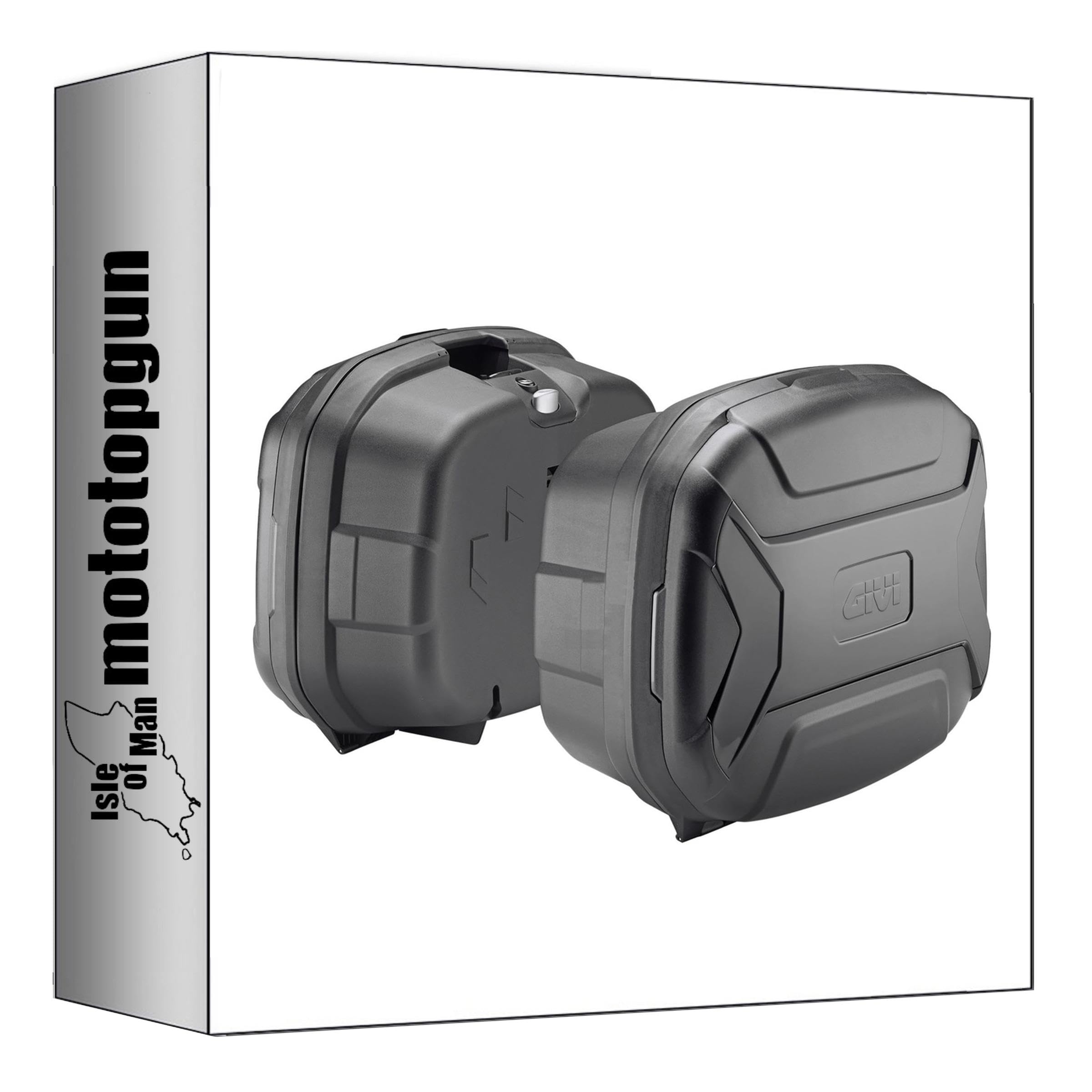 Valises Givi TRK35BBPACK2 Trekker Lite Noir 70 lt d'excellente finition pour BMW F650