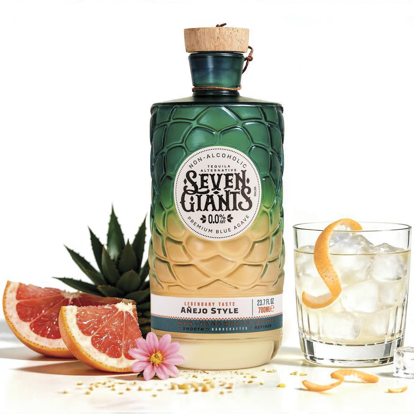 Amazon.com : Seven Giants Añejo Style Tequila Alternative | Non