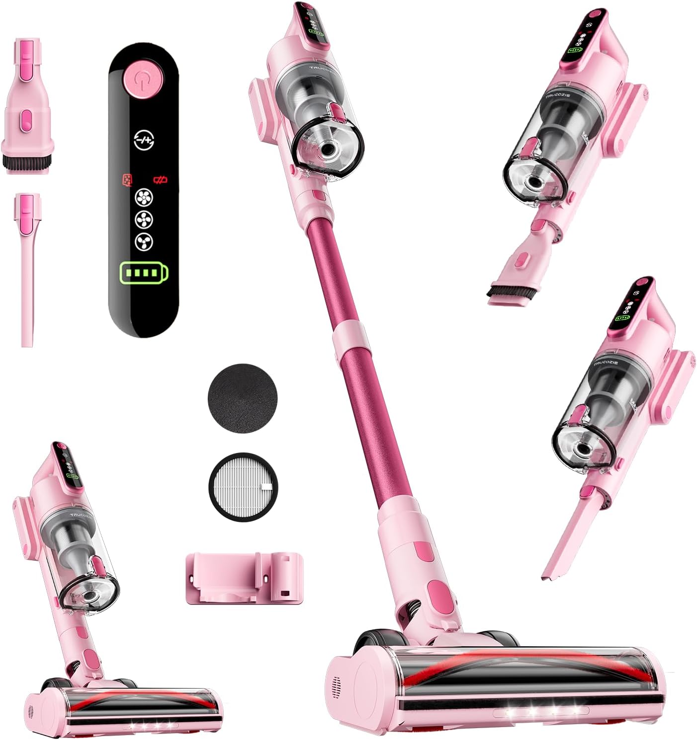 Brushless Motor Attachment for Cordless Vacuum Cleaner T352 Pink