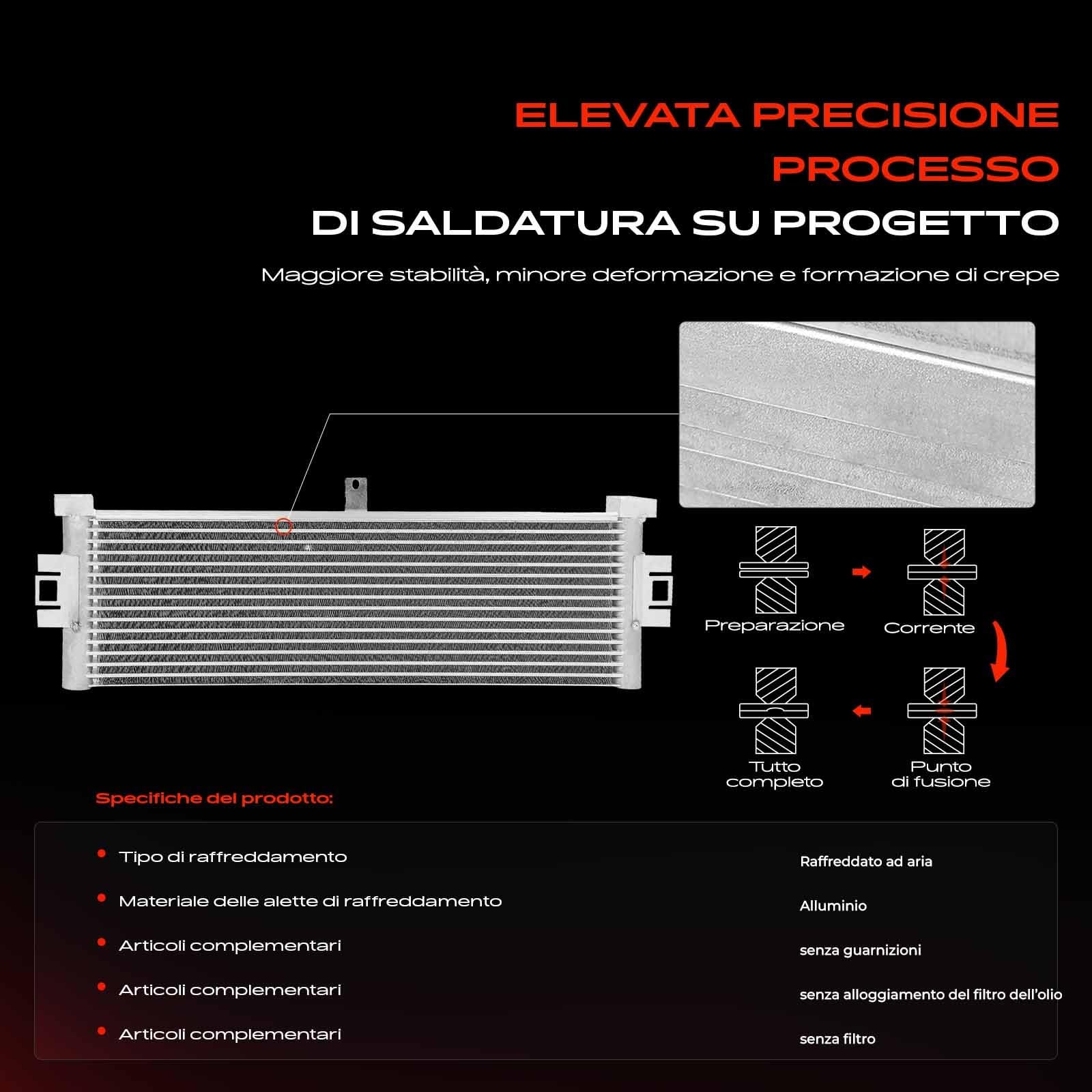 Frankberg Radiatore dell'olio Compatibile con 4 Coupé G22 G82 M4 CSL Serie 3 Touring G21 G81 M3 Competition xDrive Serie 3 G20 G28 G80 M3 Serie 3 G20 G28 G80 M3 Competition 17118095293