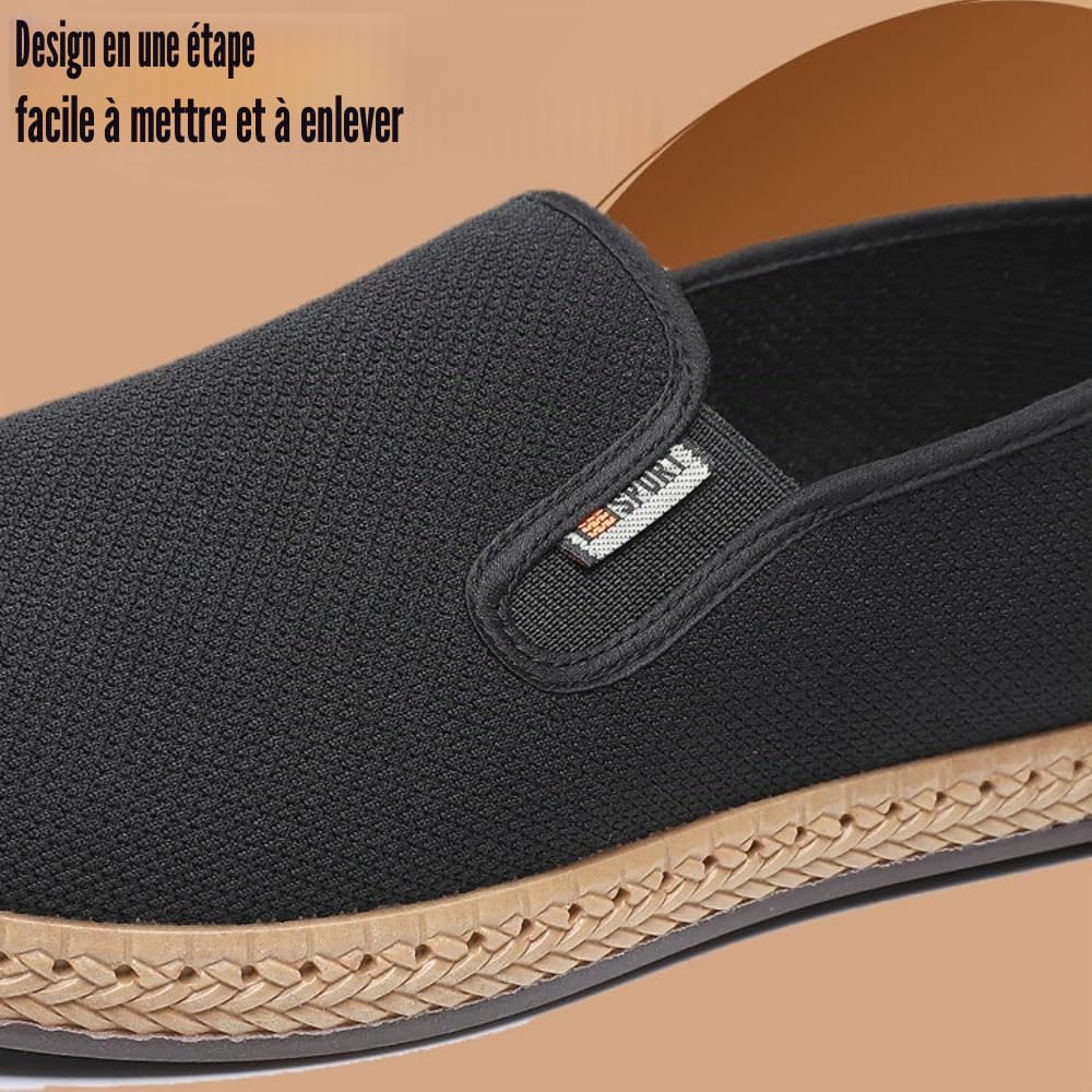 Espadrilles Homme Chaussures Mode Canvas Mocassin Homme