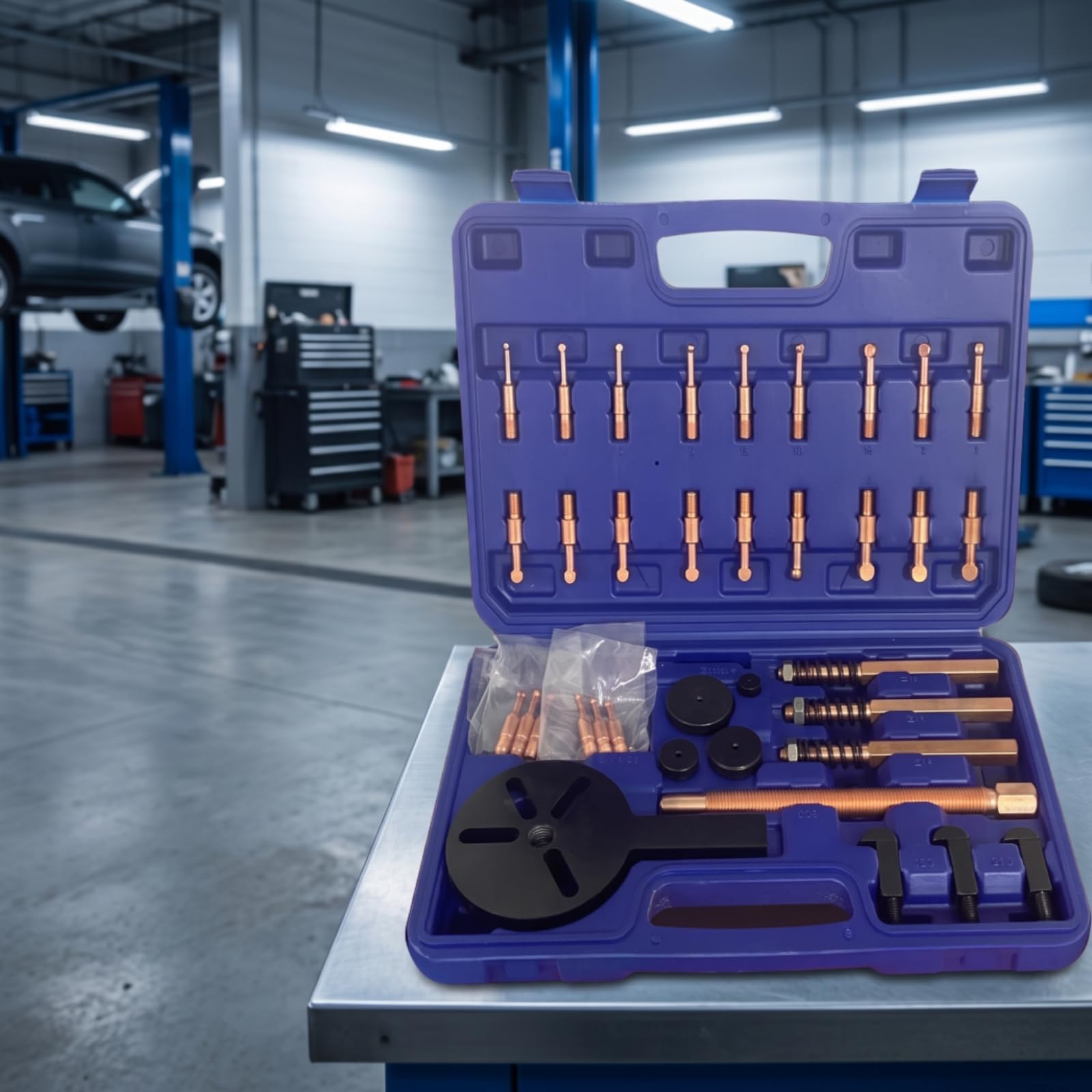 Kit Estrattore Cuscinetti Professionale Estrattore di Cuscinetti Multifunzione Utensili per Meccanici
