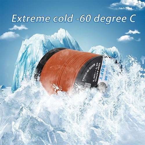 Vista 58 de BNTECHGO Carrete de alambre de silicona calibre 18 de 250 pies, color rosa, flexible, alambre de cobre estañado trenzado de 18 AWG Rosa