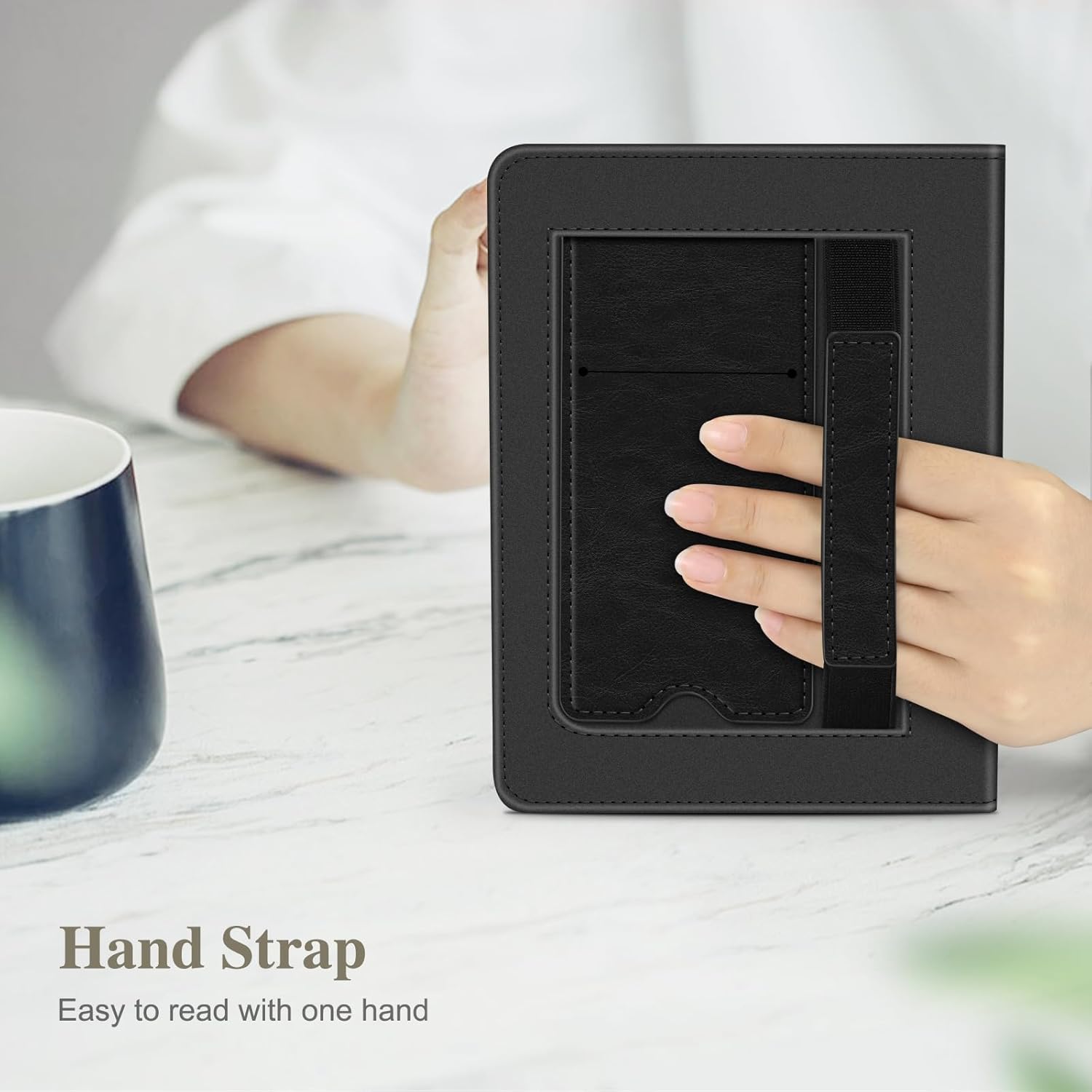 Fintie Case for 7"/6.8" Kindle Paperwhite(12th/11th Generation-2024/2021) and Kindle Colorsoft Signature Edition -Slim Foldable Stand Cover Auto Wake/Sleep for Paperwhite 2024, Dual Color