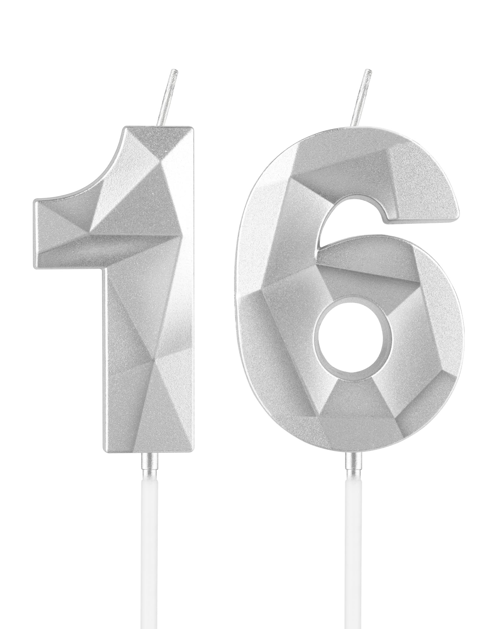 Royal Blue 13th Birthday Candles, 3D Number 13 Candle for Cake, Boy Girl 13th Birthday Decorations,Sapphire Candle Topper Blue Cake Decorations for Birthday Party Wedding Anniversary Supplies — view 44