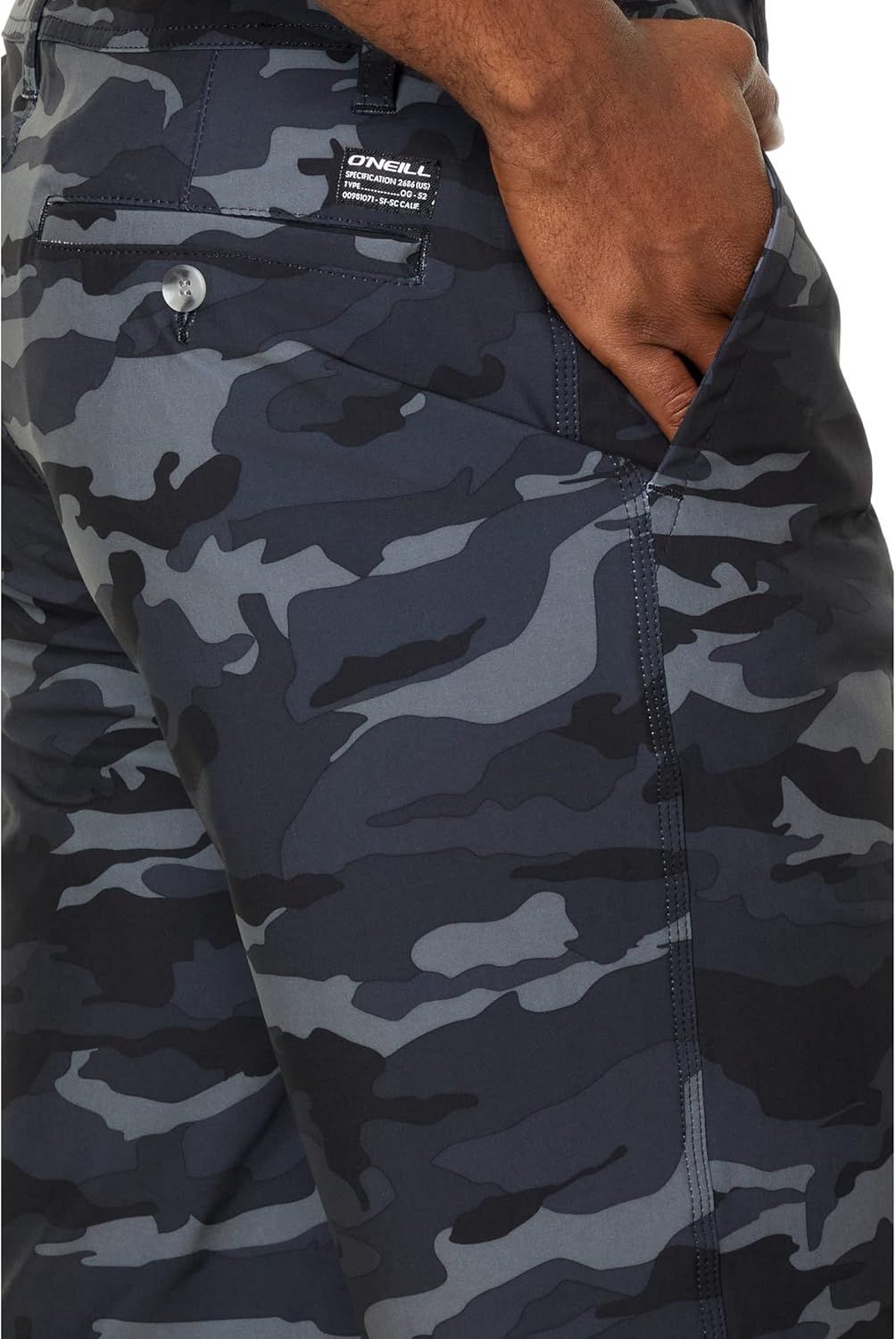 O'NEILL Men's 21 Inch Loaded 2.0 Hybrid Shorts - Water Resistant Mens Shorts with Quick Dry Stretch Fabric and Pockets - Image 3