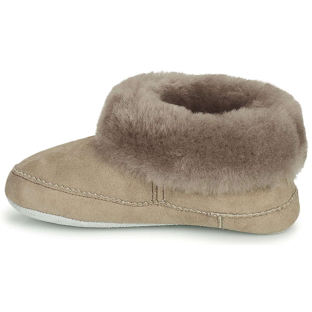 Genérico Pitea, Zapatillas de oveja volteadas para niños, color Stone, talla 25, gris, 26 EU