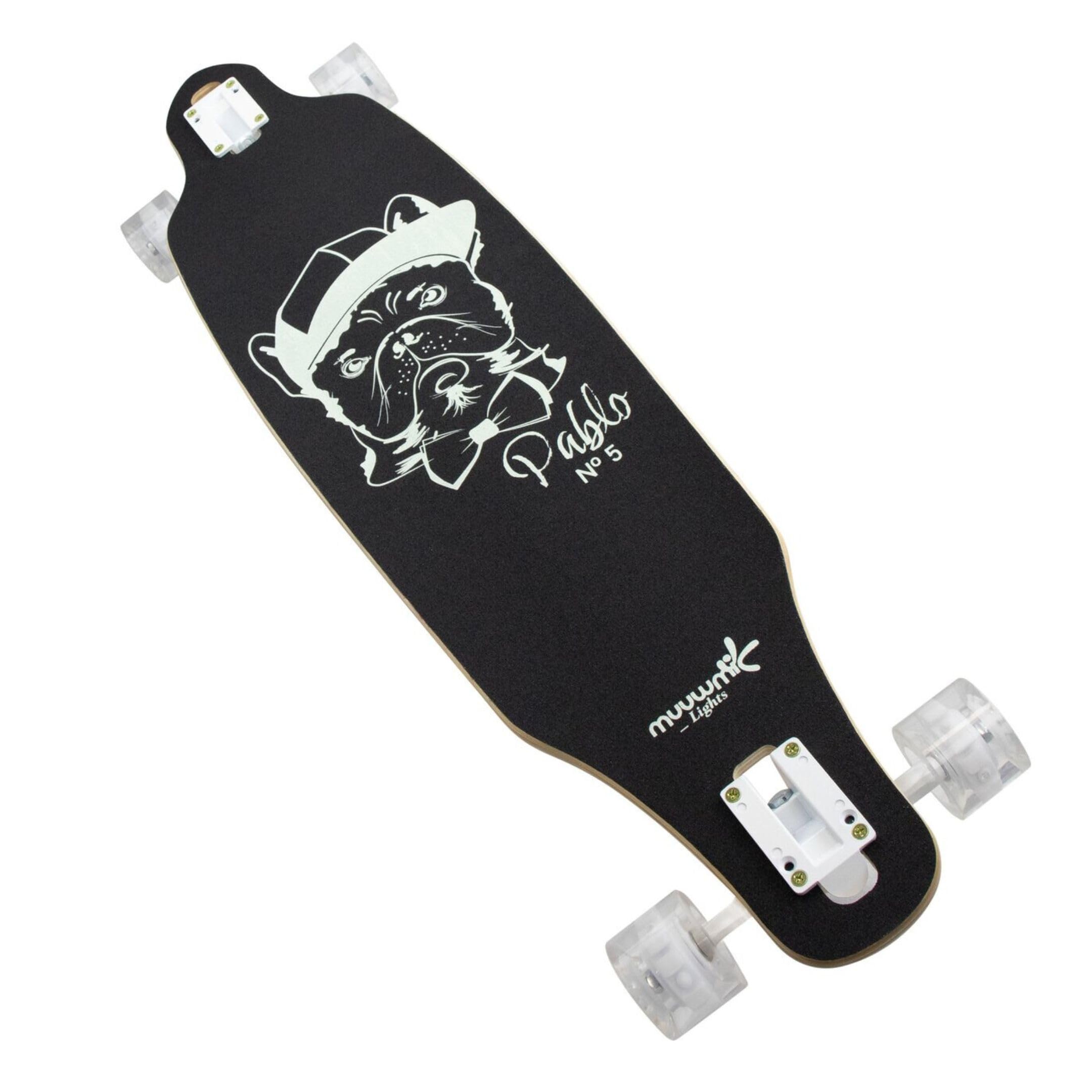 MUUWMI Longboard, Skateboard Unisex Bambini
