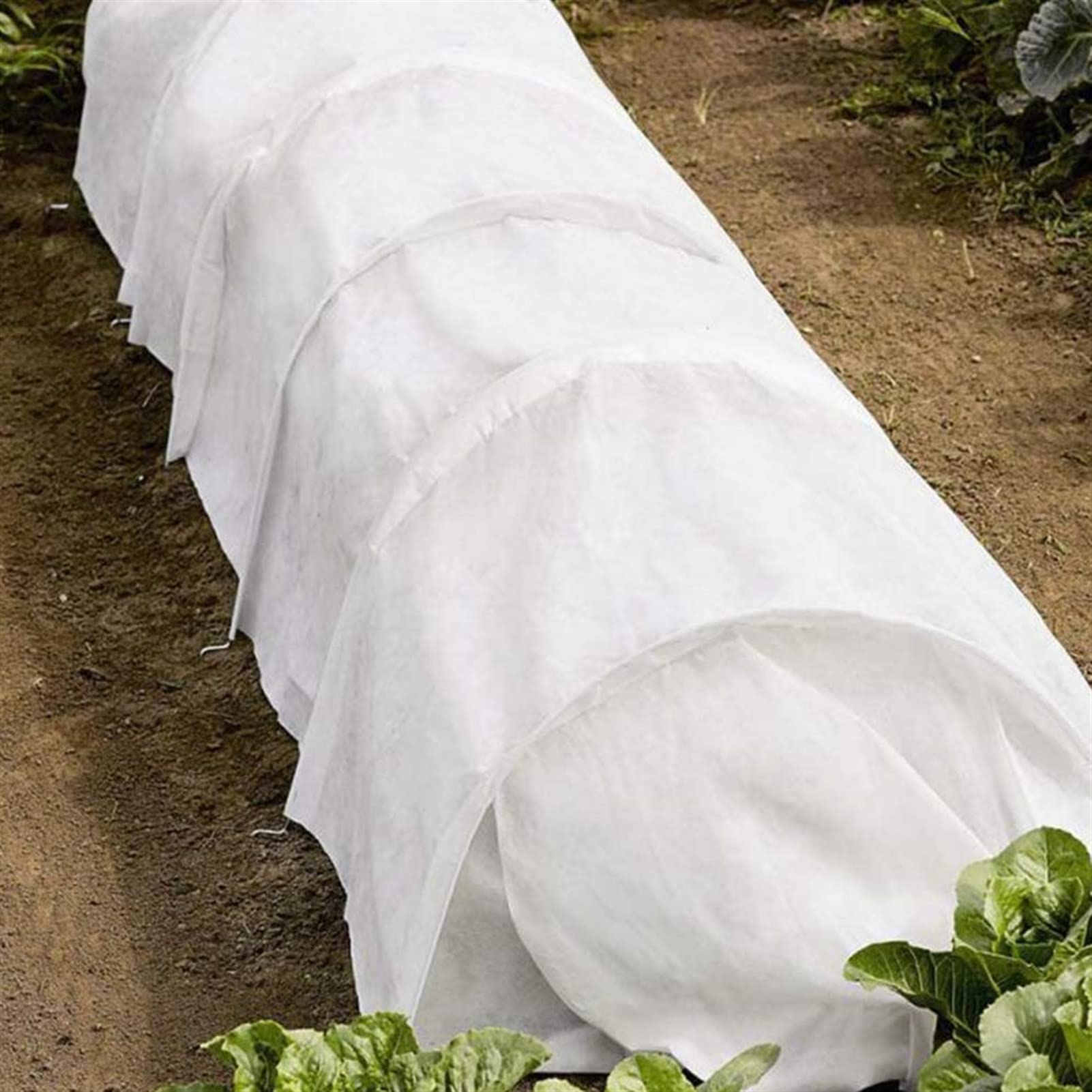 Wintervlies für Pflanzen, Gartenvlies Pflanzenschutz, Winterschutzvlies Frostschutz, Atmungsaktiv, 40 g/m² weiß (Size : 2x10m (6.5x32.8ft))