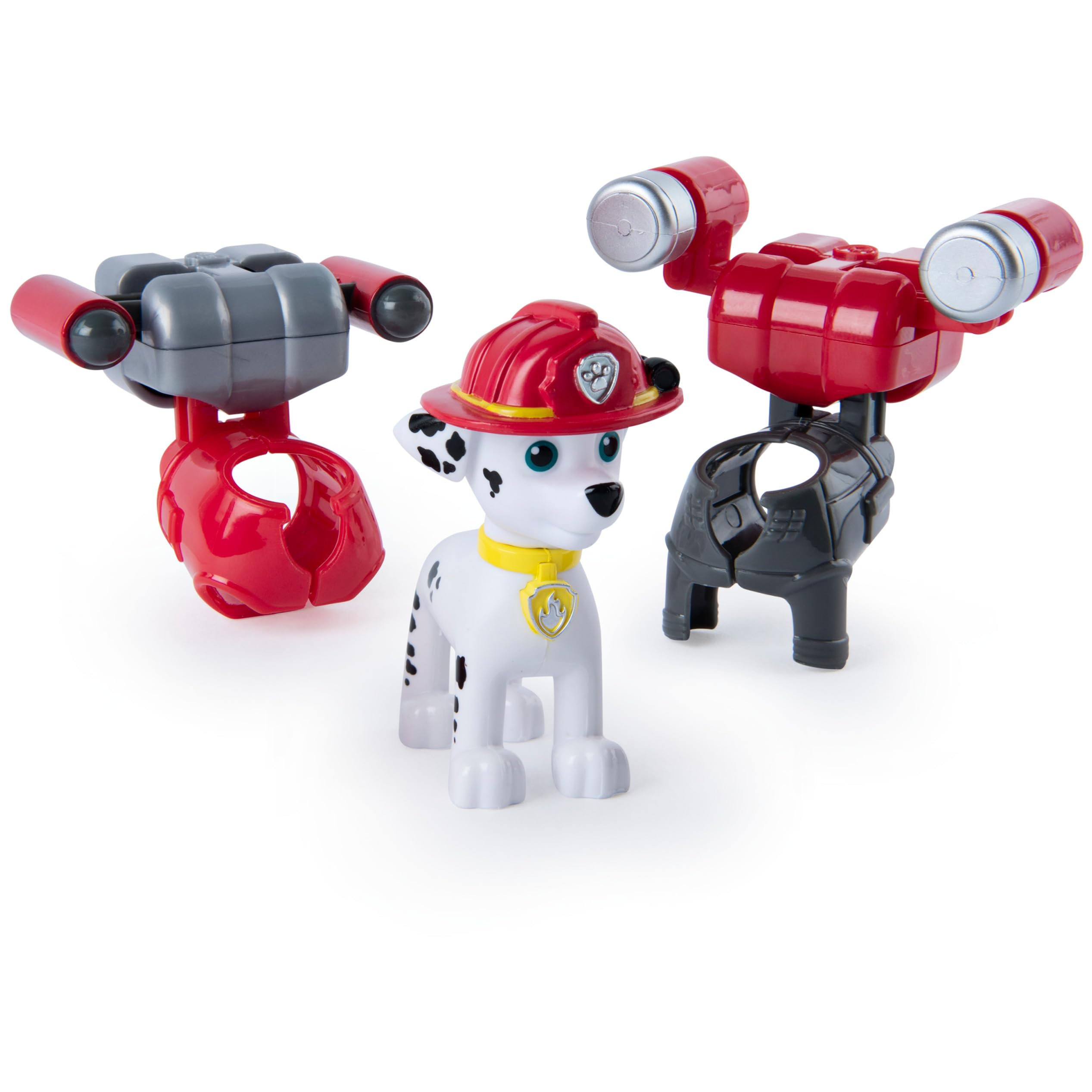Paw Patrol, Action Pack Marshall Figure with 2 Clip-On Uniforms, for Kids Aged 3 and Up