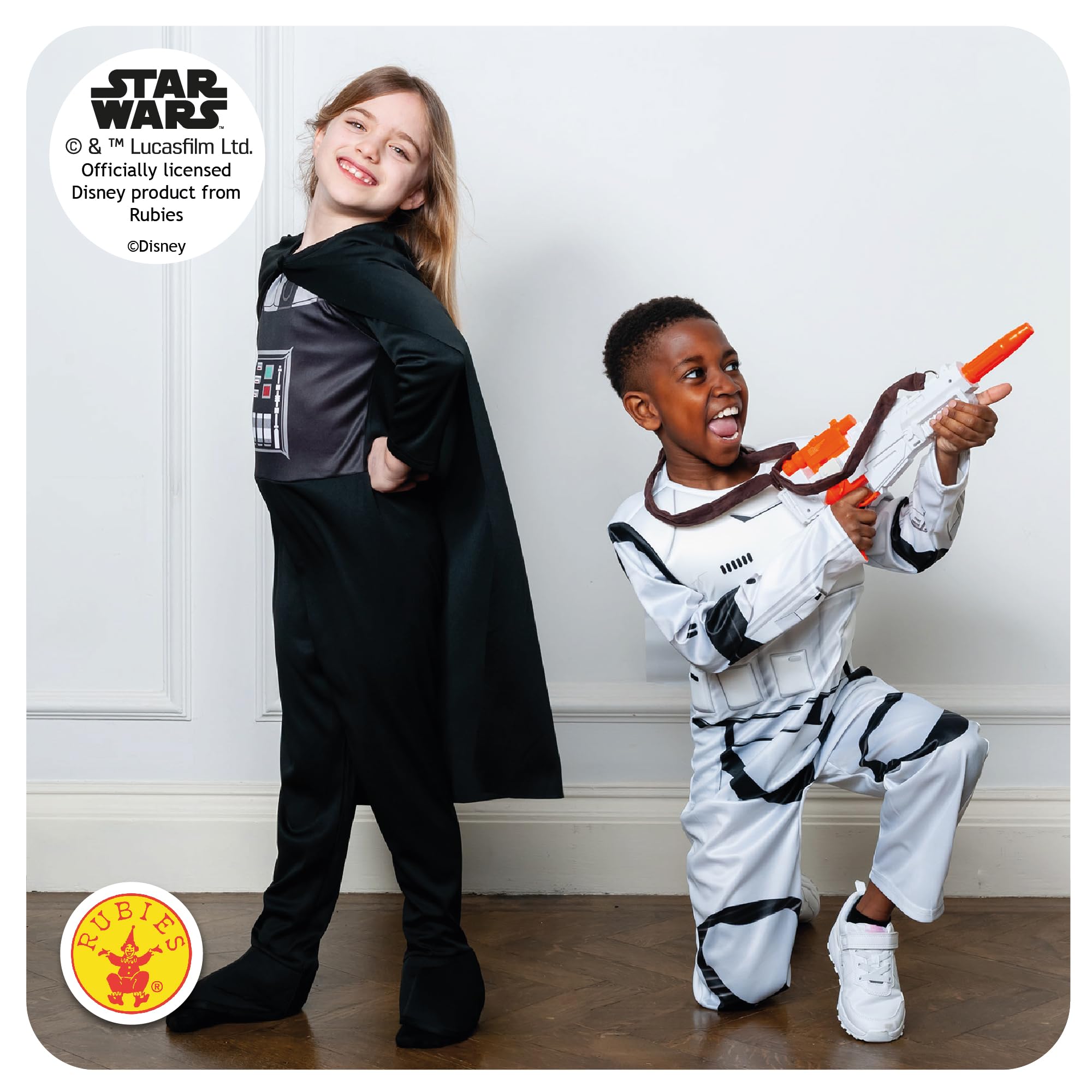 Rubie's Offizielles Star Wars, Stormtrooper Kostüm, Episode 7, Deluxe Kinder-kostüm