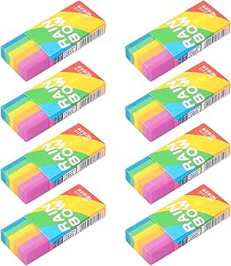 Radiergummi Set Für Kinder - Bunte Dreieck-Radierer Für Schule & Büro