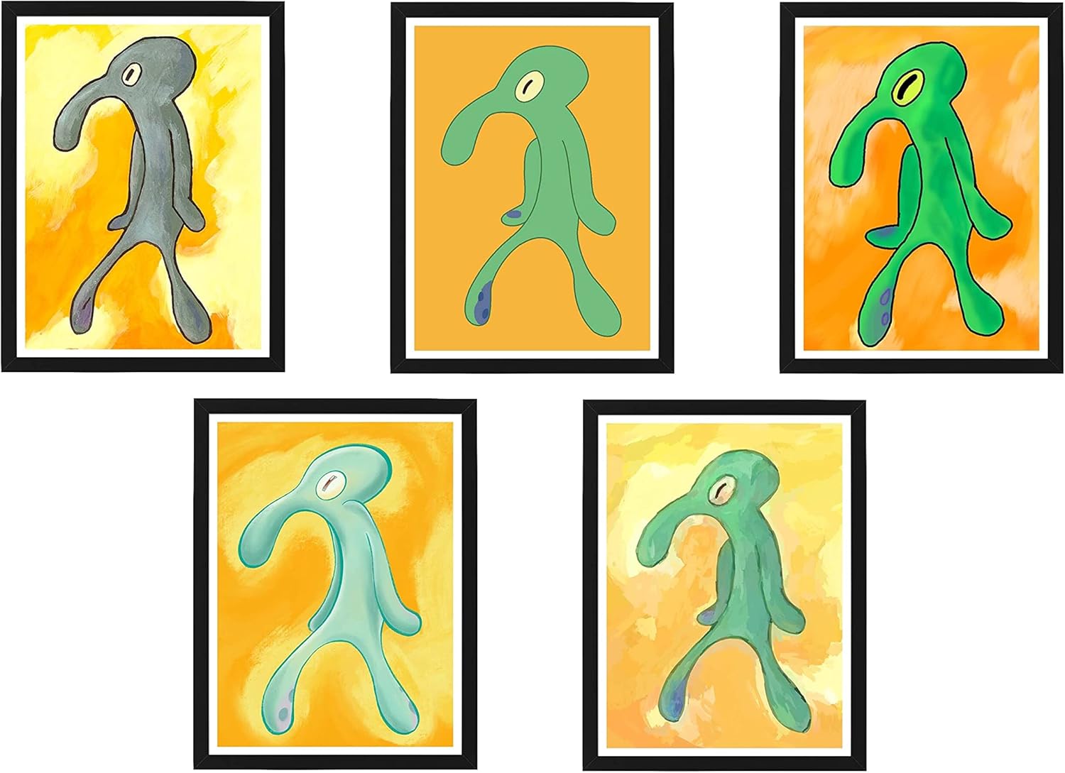 Amazon.de Thaddeus Poster 5er Set 20,3 x 25,4 cm Lustig Bold & Brash