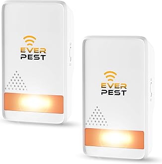 Ultrasonic Pest Control Repeller Plug in 2 Pack Repellent - Get Rid of Mosquito, Mice, Cockroach Spider Bed Bug Squirrel Fly Wasp Ant Mice Indoor, Outdoor, Patio Home Roach Infestation