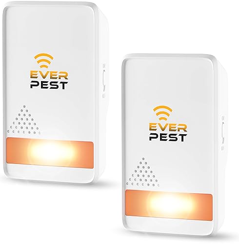 Ultrasonic Pest Control Repeller Plug in 2 Pack Repellent -