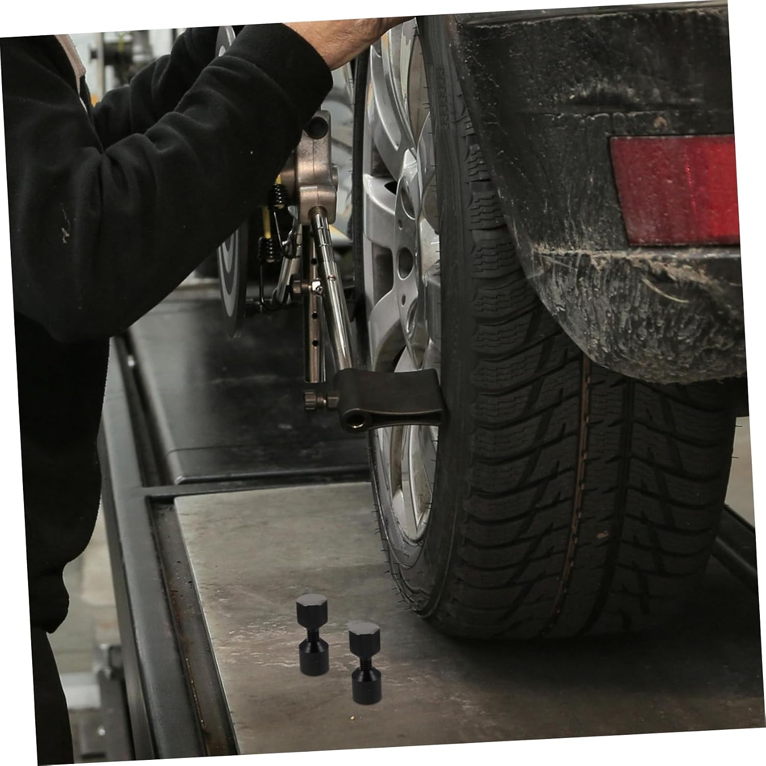 GLEAVI Durable 2-Hole Aluminum Alignment Pins 1-1/8in for Exhaust Flange Repair Automotive and Industrial Use