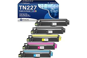 TN227 Toner Cartridge Replacement for Brother TN 227 TN223 TN-227 BK/C/M/Y High...