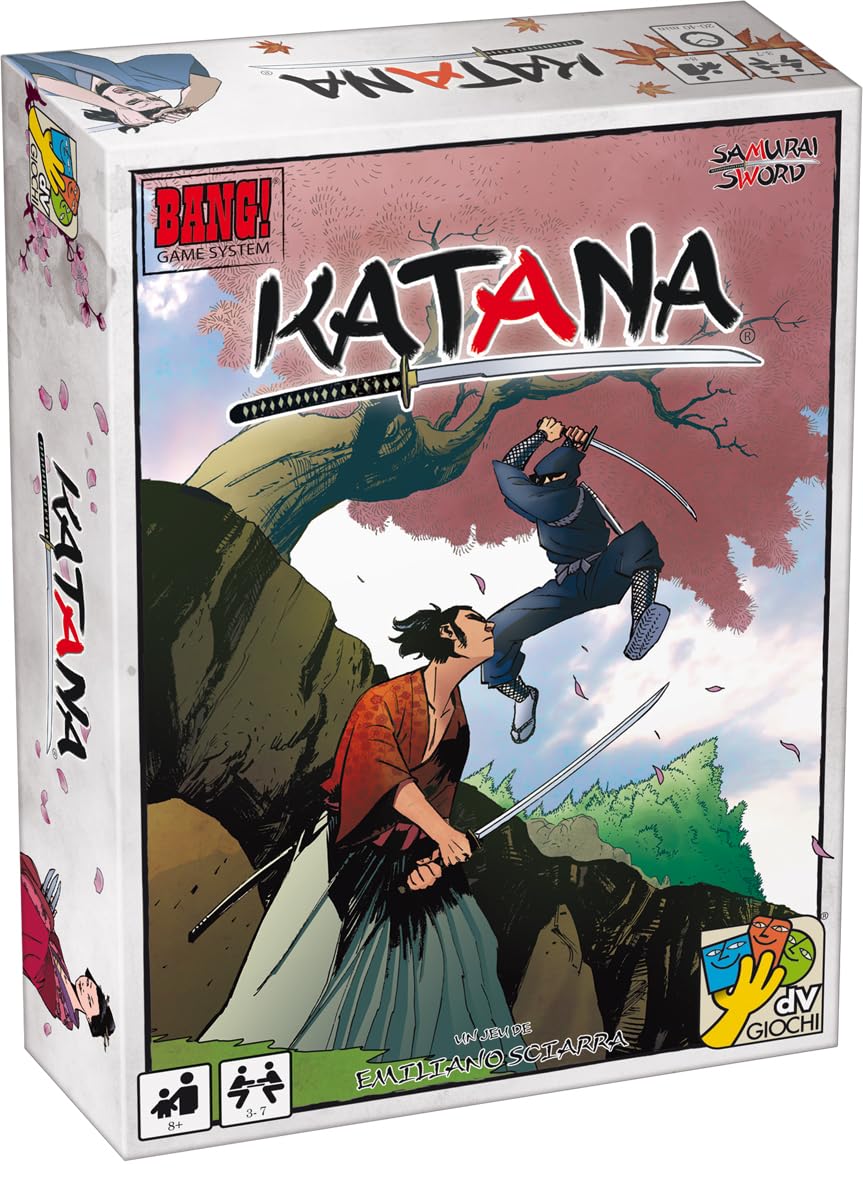 Asmodee dV Giochi | Katana | Board Game | Ages 8+ | 3 to 7 Players | 20 to 40 Minutes