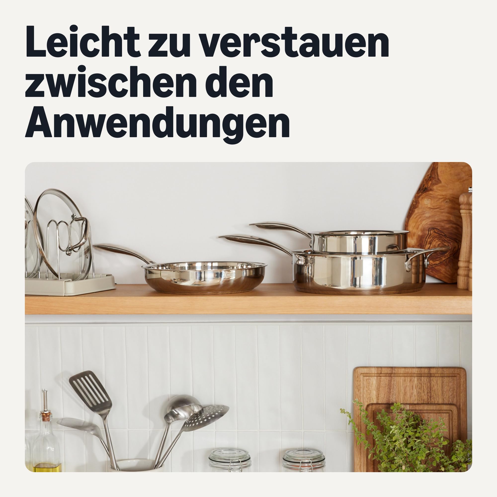 Amazon Basics 5-Teiliges Topfset – Bild 6