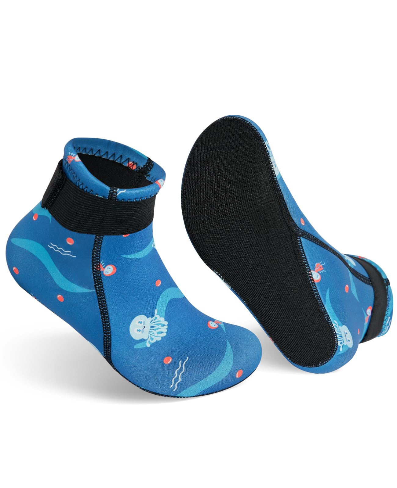 Gogokids 3mm Neoprene Wetsuit Socks for Kids, Keep Warm Toddler Water Socks, Anti-Scratch, Non-Slip, and Anti-Scald