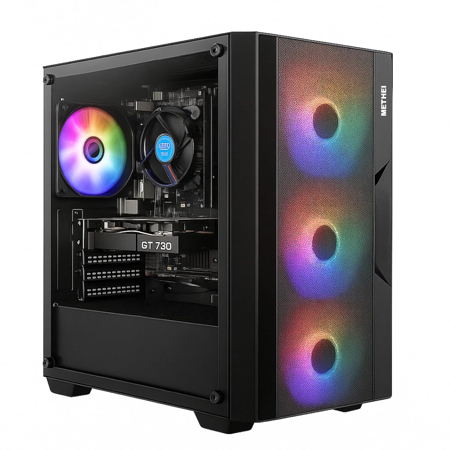 Gaming Desktop Computer,(Core i5-4590 3.3GHz, / 16GB DDR3 RAM, / 512GB SSD, / 4GB GT 730 Graphics, / RGB Cabinet, / Windows 11) Toy Review India (Iknoor World )