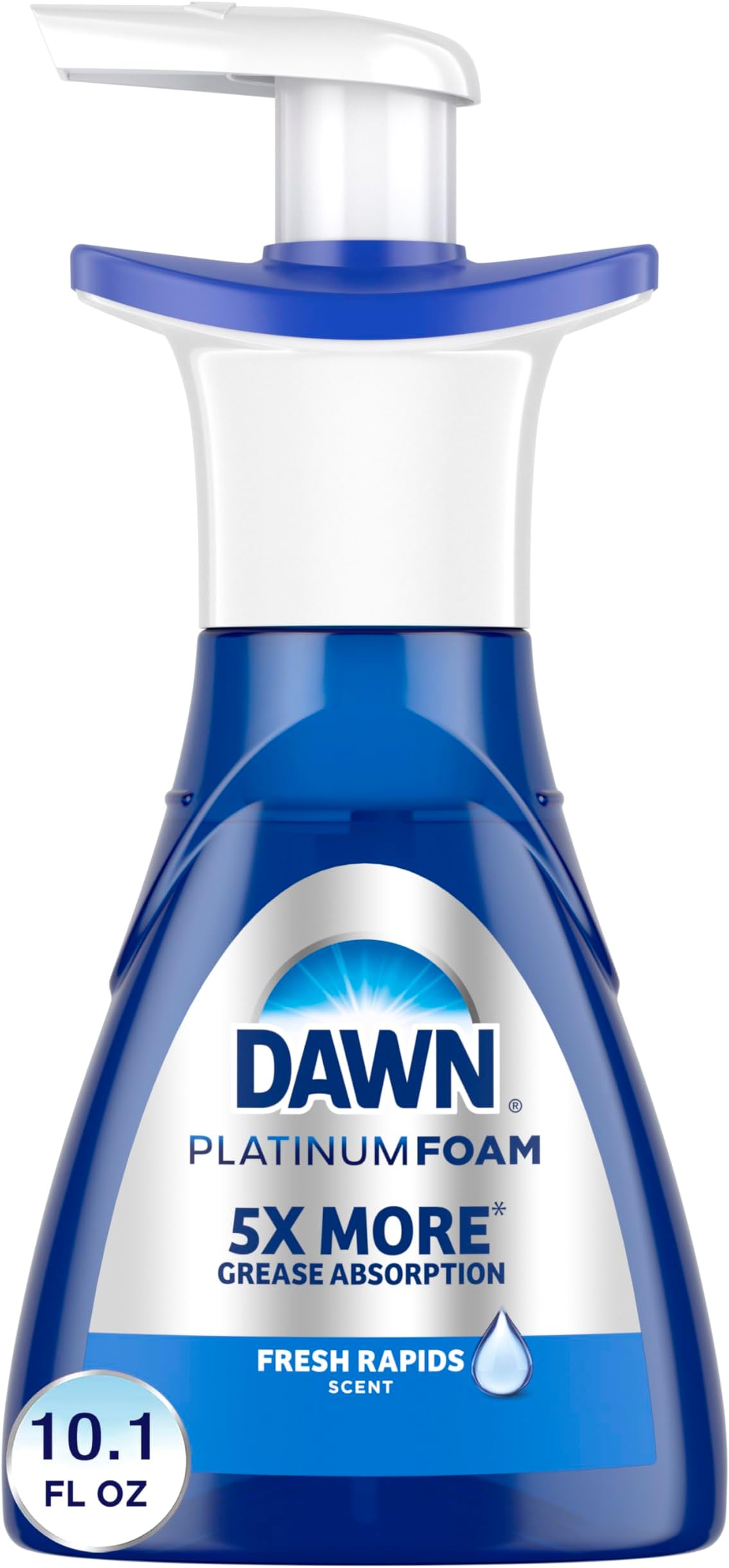 Ultra Platinum Foam Dishwashing Foam, Fresh Rapids Scent, 10.1 fl oz (Packaging May Vary)
