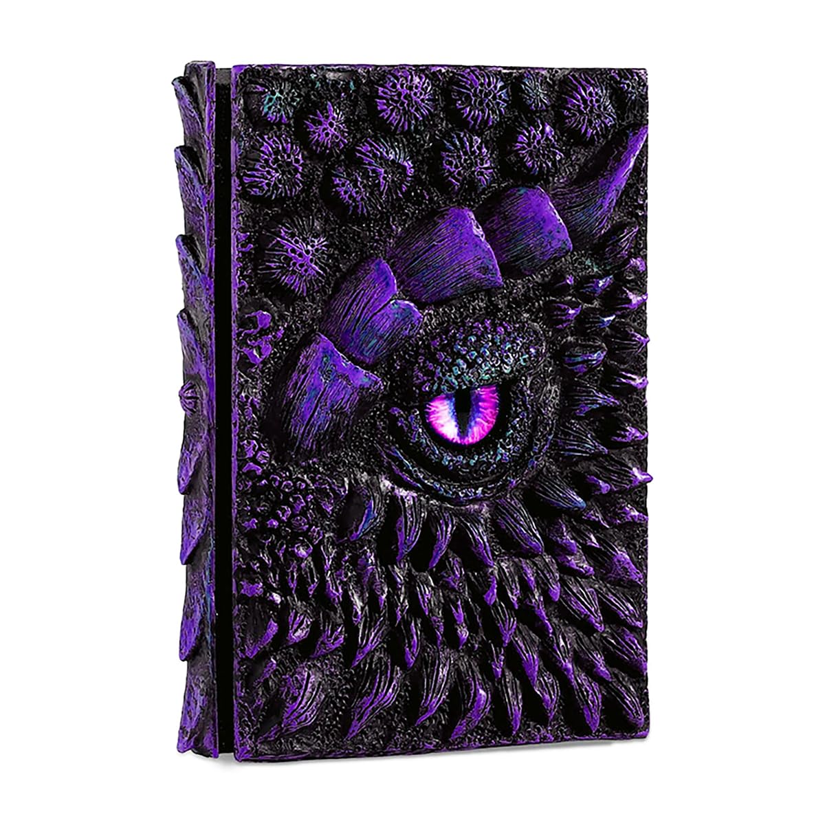 3D-Notizbuch mit Drachenaugen-Prägung, Kunstharz-Gravur, DND-Notizbuch für Drachenliebhaber, 100 Blatt, blanko, Hardcover, Reise-Notizblock zum Schreiben, Skizzenbuch, Halloween-Geschenksammlung,