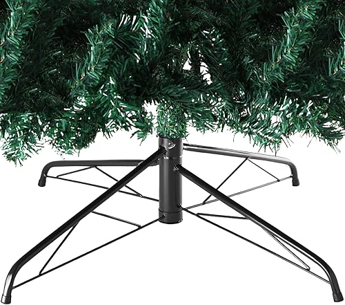 Miniatura 8 de Roowest Soporte para árbol de Navidad artificial, base de metal para árbol de Navidad, soporte plegable de repuesto para árbol de Navidad, base de