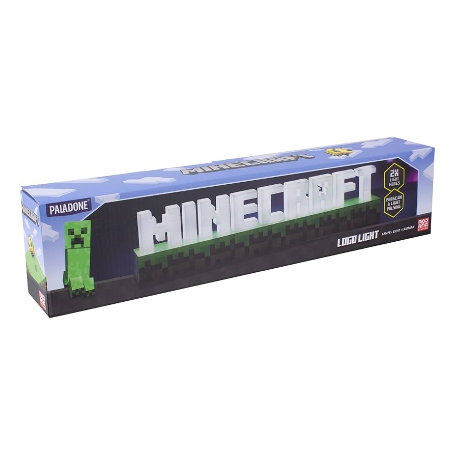 【新品•未使用】マインクラフト　ロゴライト Amazon.co.jp: マインクラフト ロゴ ランプ ライト Minecraft