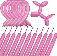 Vista 12 de Globos amarillos 260Q, globo largo, globo torcido largo y delgado, 100 unidades, globo mágico de payaso de primera calidad para animales, guirnalda