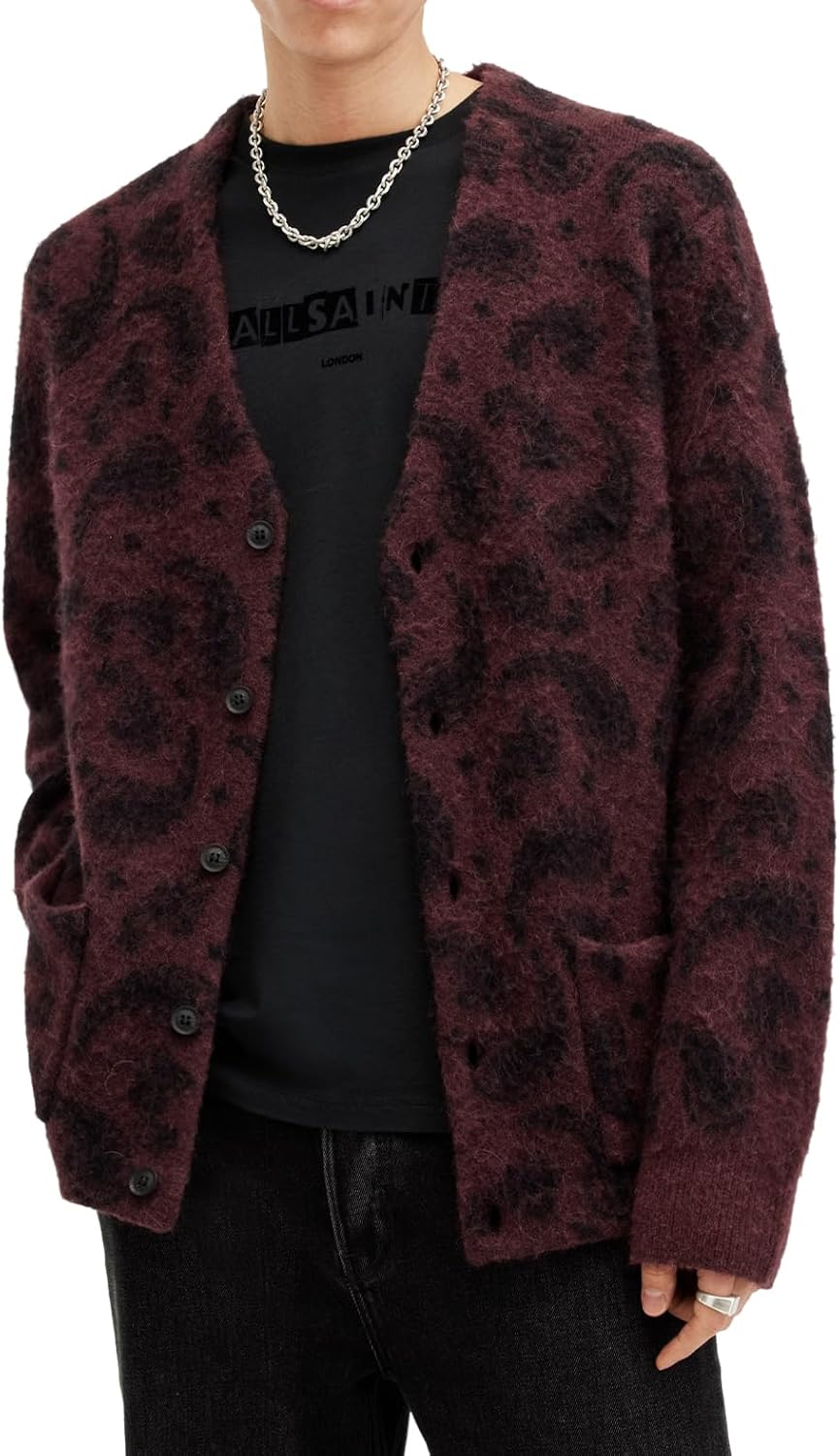 AllSaints Men's Bancat Cardigan