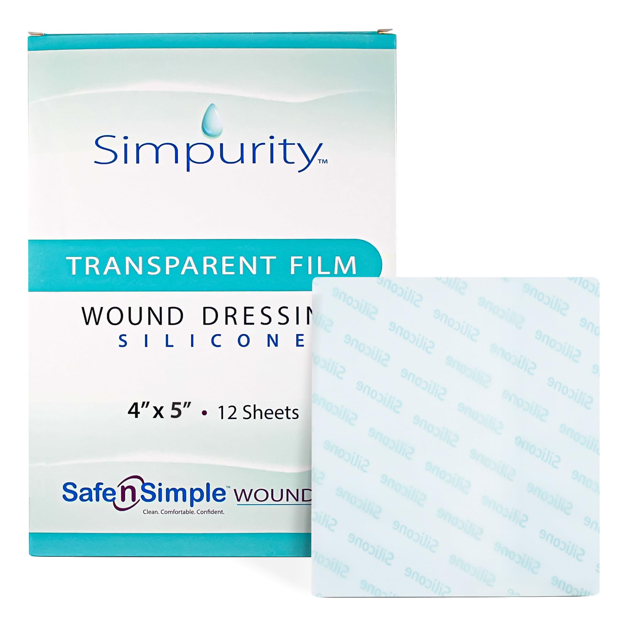 wound dressing supplies Amazon.com: Simpurity Transparent Film Wound Dressing - 4