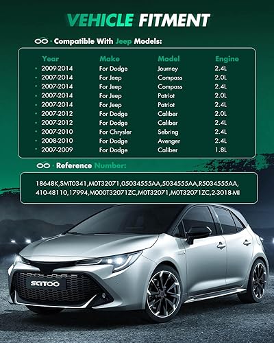 Miniatura 234 de SCITOO Arrancadores Nuevo Ajuste para Nissan Frontier Pickup Xterra 2002 2003 2004 3.3L 17859