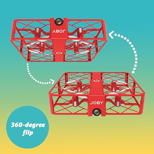 Miniatura 3 de JOBY Fly X, Mini dron con cámara HD, protector de hélices cerrado, GYRO de 6 ejes, aterrizaje de emergencia, giro de 360°, hasta 100 pies, 2