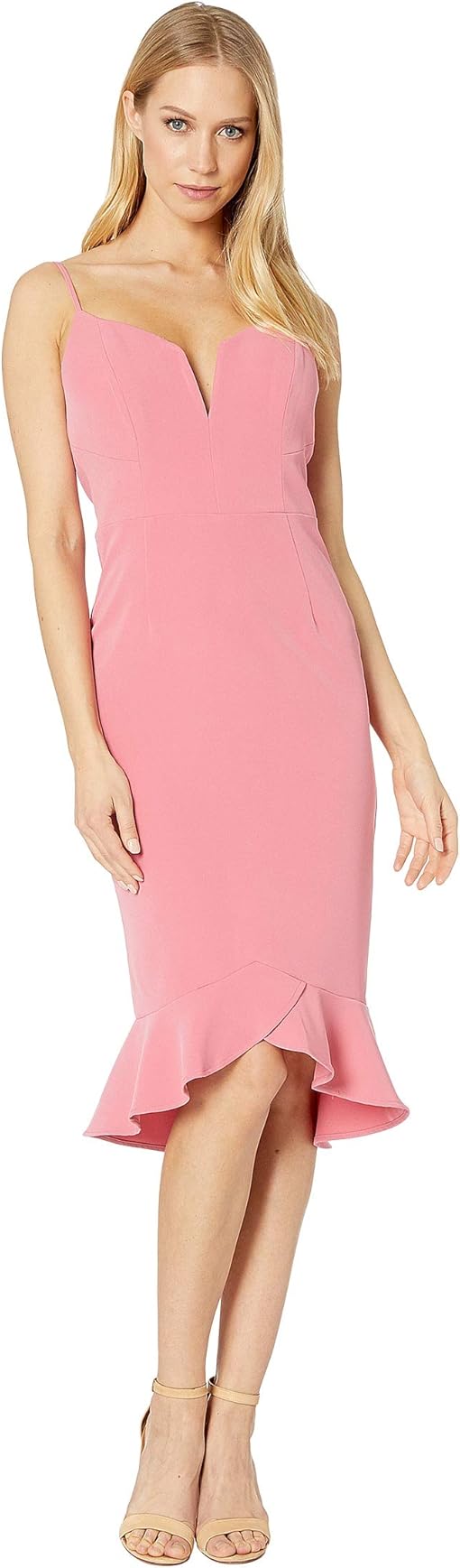 bardot kristen flounce dress