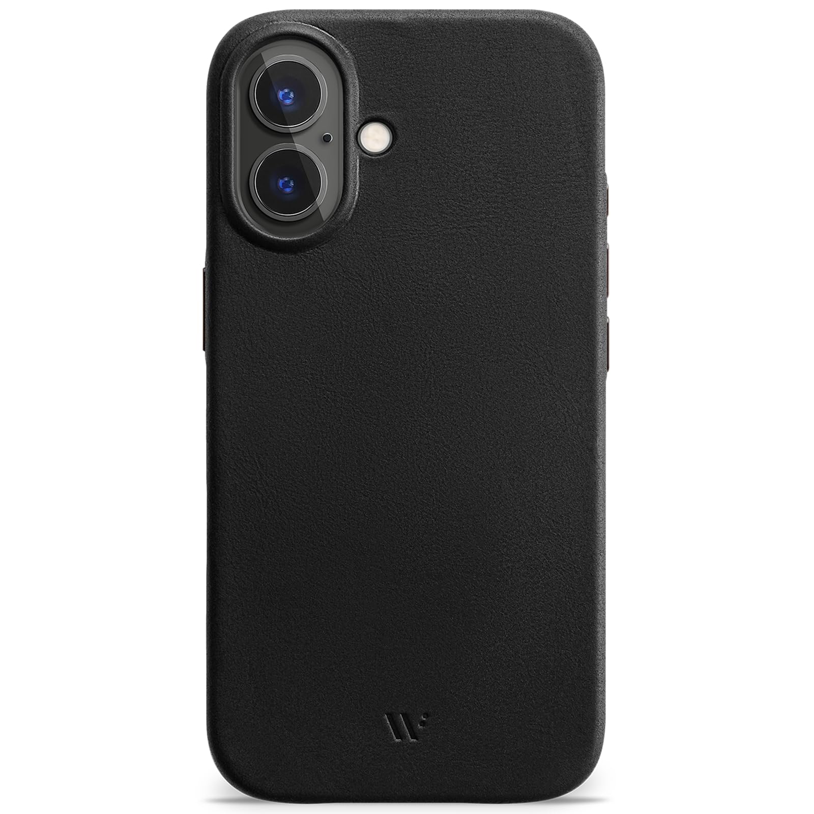 WIIUKA Funda para iPhone 17, cuero de Alemania, funda de cuero extra delgada, funda premium para teléfono móvil, estuche, Qi, skiin More, Vintage Negro