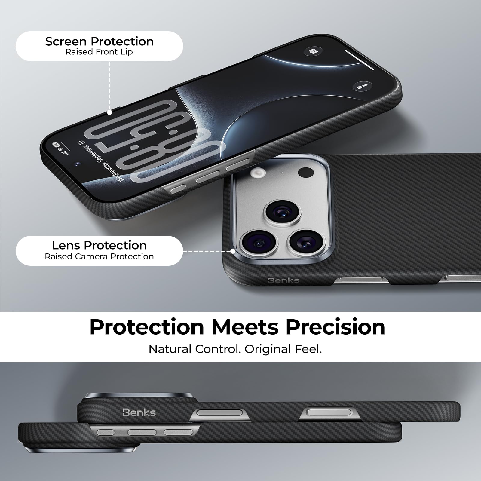 BENKS Etui ArmorAir do 18 Pro do MagSafe