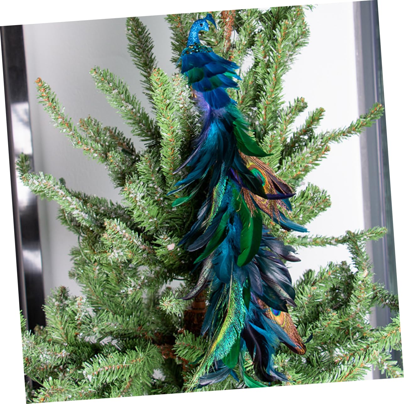 2pezzi Decorazioni in Schiuma Artificiale Forma Di Esotico Clip Per Albero Di Natale Ornamenti Natalizi Glitter Decorazioni Per Alberi Clip Ornamenti Forma Di Esotico Per Albero