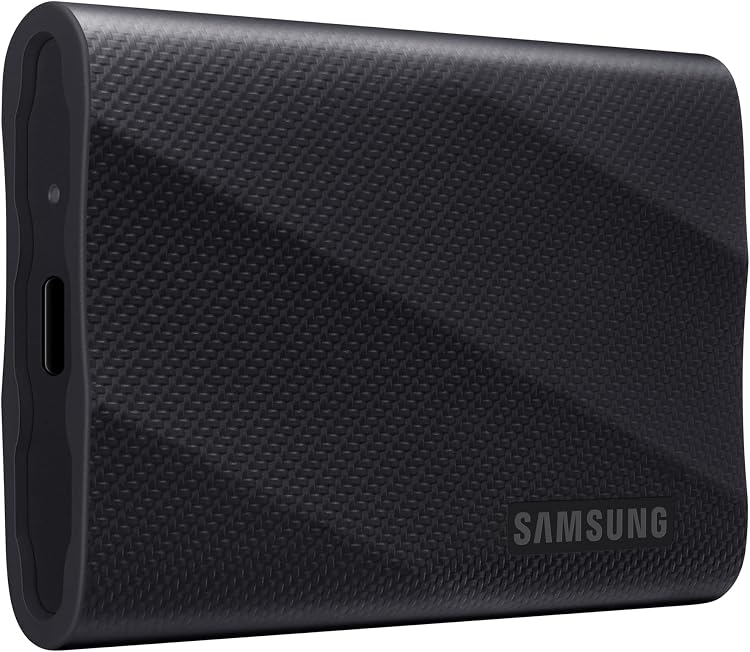 Samsung T9 1TB Portable SSD - 2000MB/s USB 3.2 External Drive for Creators and Gamers