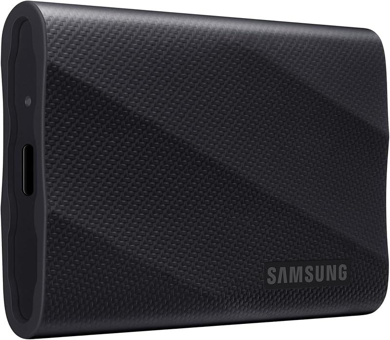 Samsung T9 Portable SSD 4TB, USB 3.2 Gen 2x2 External Solid State Drive | | External Solid State Drive for Gaming, Students and Professionals, MU-PG4T0B/AM, Black
