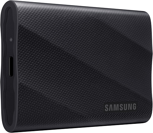 SAMSUNG SSD portátil T9 1TB, USB 3.2 Gen 2x2 Unidade externa de estado sólido, velocidade de leitura de até 2.000 MB/s para jogos, estudantes e profissionais, MU-PG1T0B/AM, preto