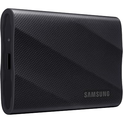 Samsung T9 Portable SSD 2TB, USB 3.2 Gen 2x2 External Solid State Drive, Seq. Read Speeds Up to 2,000MB/s for Gaming, Students and Professionals, MU-PG2T0B/AM, Black