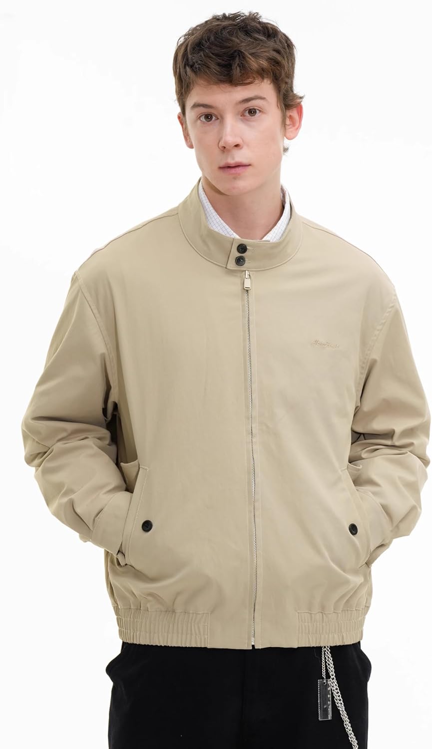 Men's Lapel Jacket, American Retro Loose Casual for Spring