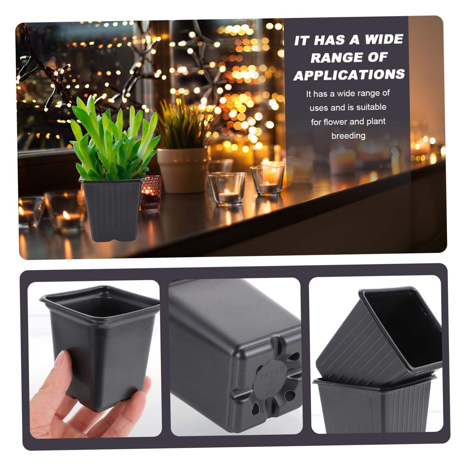 Hemobllo 27pièces Pot de Semis Plastique pour Germination des Plantes Bacs de Culture pour Pépinière Fournitures de Jardinage Plastique Pots de Semis pour Culture des Plantes