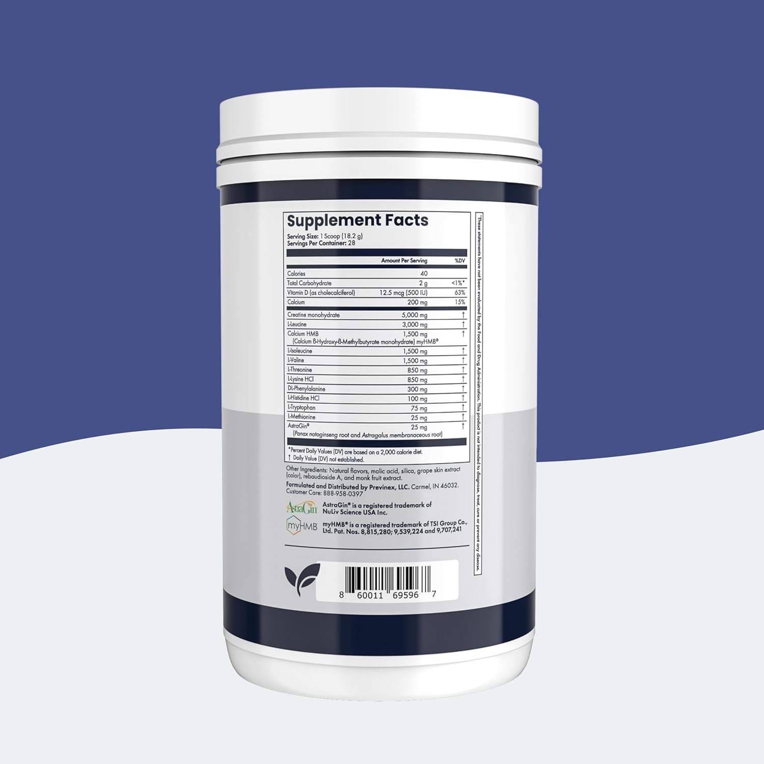 Muscle Health Plus – All-in-One Creatine Monohydrate & Amino Acids Powder with myHMB & AstraGin – BCAA 2:1:1 and Essential Amino Acids Supplement for Strength, Recovery & Lean Muscle, Cherry