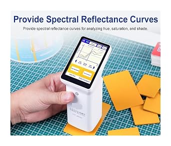 LS172/173/175 Portable Colorimeter with Touch Screen Fabric Color Difference Analyzer Meter for Paint, Plastic, Textile High Sensitivity, Low Error(LS173)