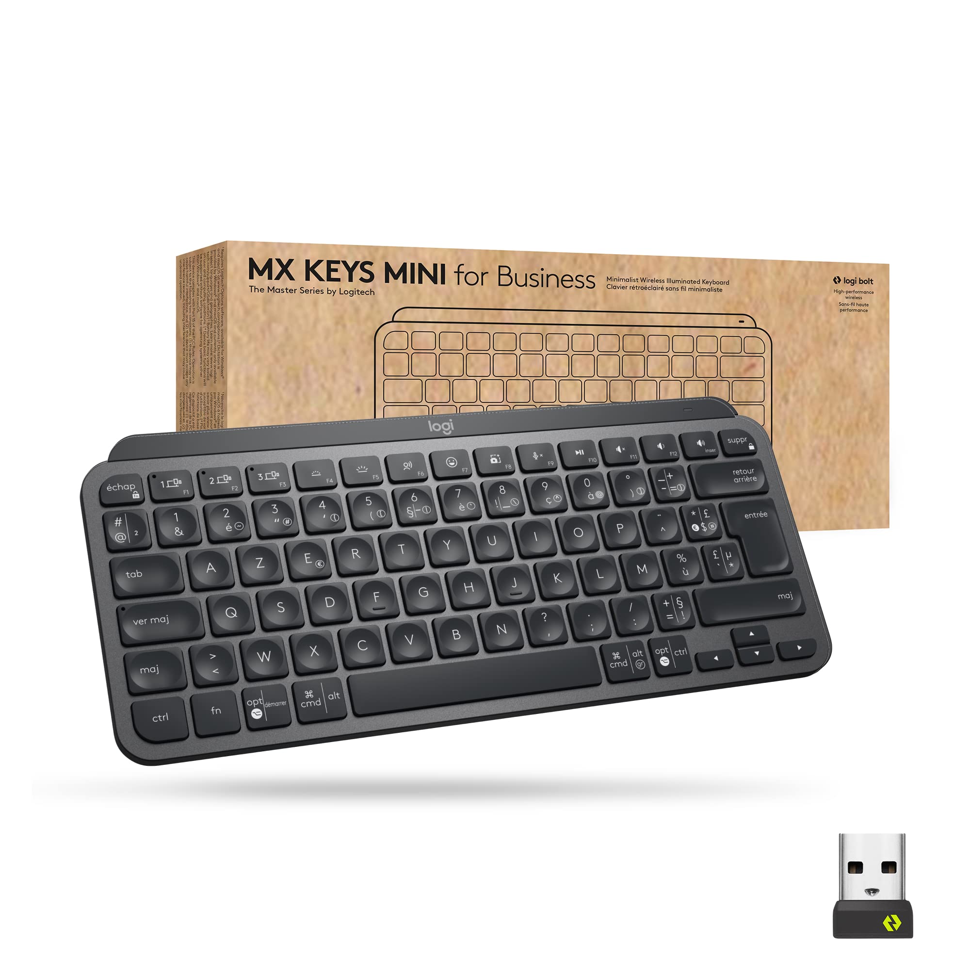 Logitech MX Keys Mini for Business - clavier rétroéclairé sans fil