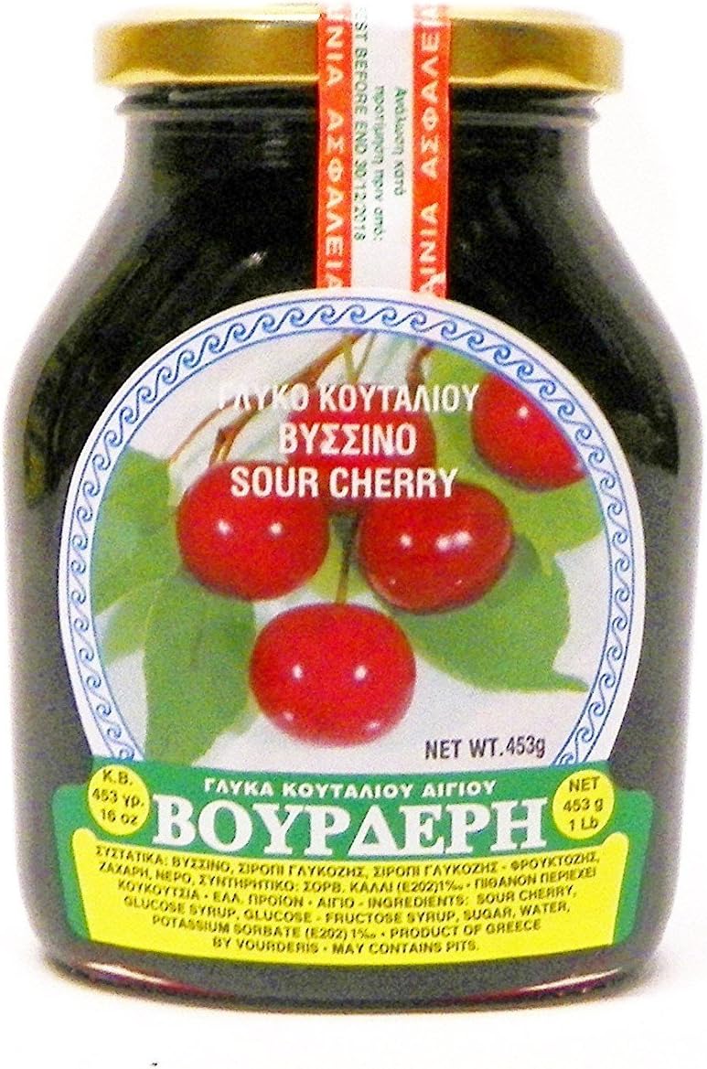 Vourderis Sour Cherry Preserves